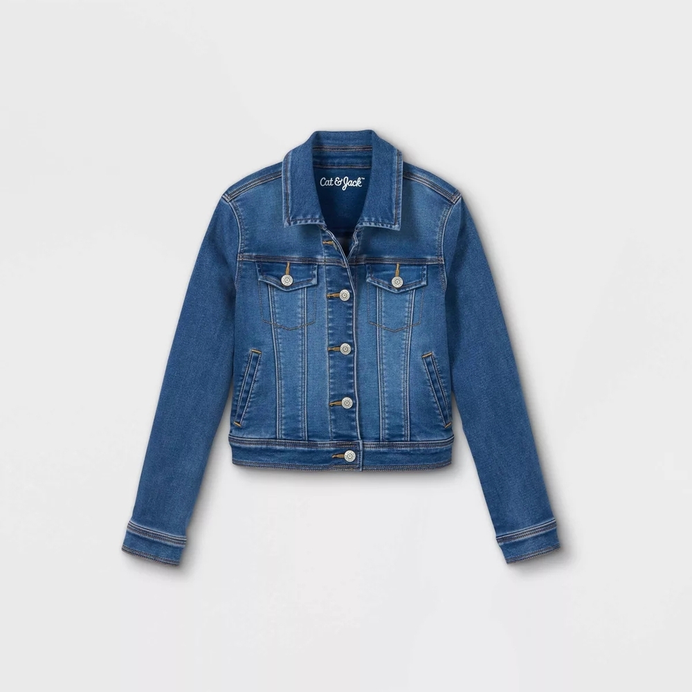 Cat & Jack Classic Blue Kids Jean Jacket
